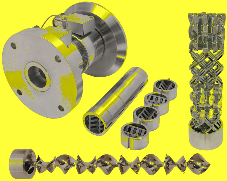 استاتیک میکسر اکسترودر پلاستیک extruder